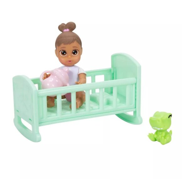 New In Box - 2 Pack - Perfectly Cute My Lil' Surprise 4" Baby Doll with Crib - Picture 12 of 12